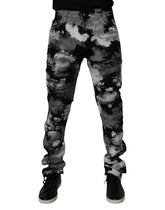 Dolce & Gabbana Multicolor Camouflage Tattered Skinny Denim Jeans -   -  Dolce & Gabbana.